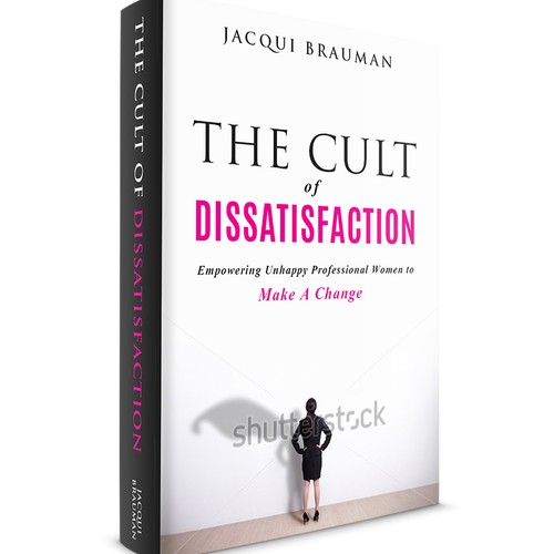 Female book cover with the title 'Book cover for personal development.'