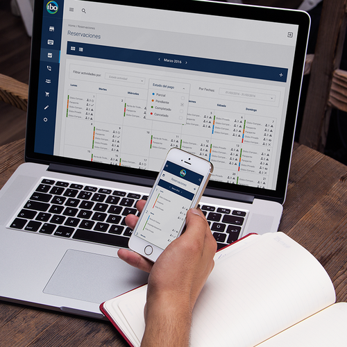 Admin design with the title 'Admin template webdesign'