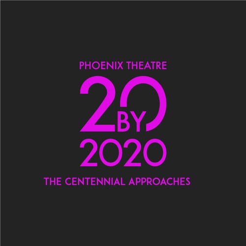 Theater logo with the title 'Phoenix Theatre 20 by 2020'