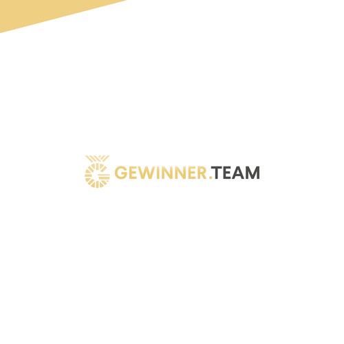 German logo with the title 'Logo Design for Gewinner.team'
