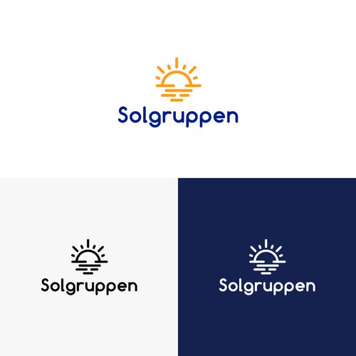 Travel agency logo with the title 'Solgruppen Logo'