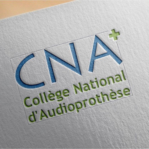 Mockup logo with the title 'Simple logo concept for an Association paramédicale'