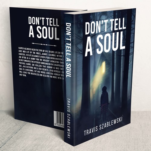 Woods design with the title 'Book Cover'