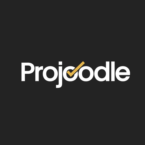 Project management logo with the title 'Logo para compañia de planificación de tareas y proyectos'