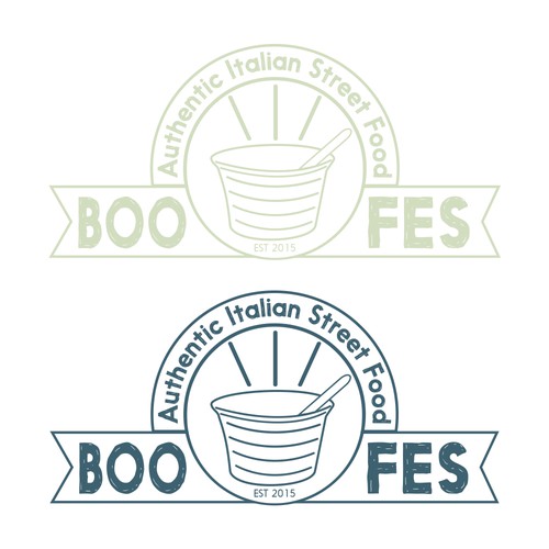 Street food logo with the title 'Boo Fes Italian Street Food'