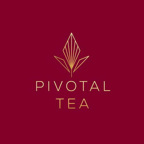 High-end logo with the title 'Pivotal Tea Logo'