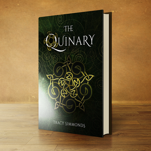 Ancient book cover with the title 'Fantasy Book Cover'