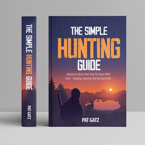 Conceptual book cover with the title 'The Simple Hunting Guide'