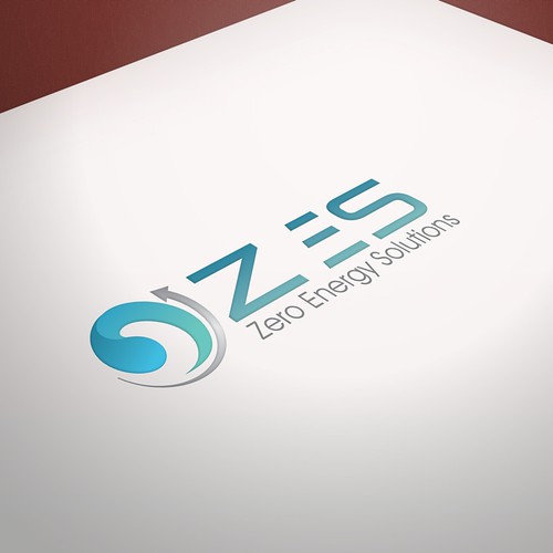 Simple modern design with the title 'Logo for Zero Energy Solutions'