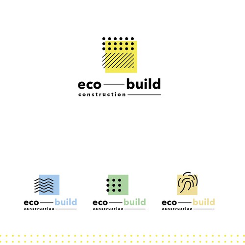 Ecological brand with the title 'Logo for eco building company'
