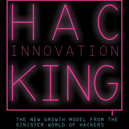 Black book cover with the title 'Hacking Innovation '