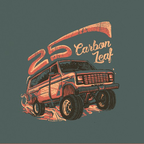 Van design with the title 'Offroad van design'