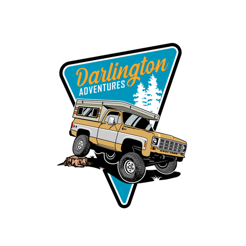 Vehicle graphic design with the title 'logo design contest winner'