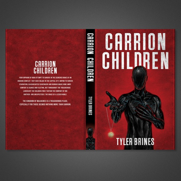 Digital art book cover with the title 'Book Cover Illustration and Design'