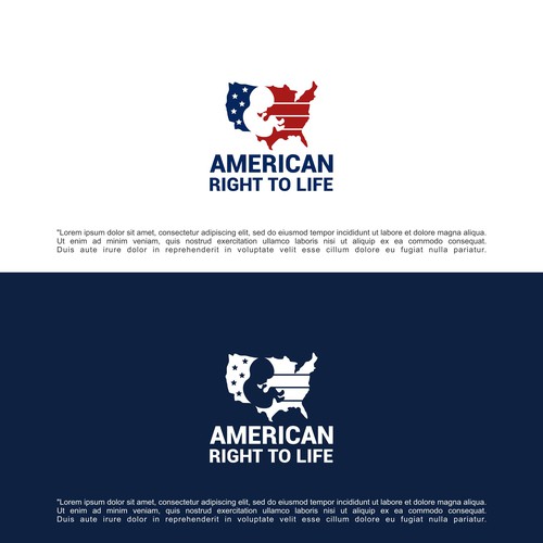 Justice design with the title 'American Right To Life'