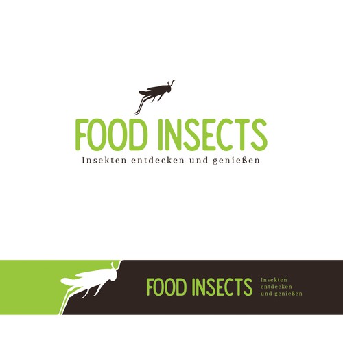 Cricket design with the title 'Food Insects - contest'