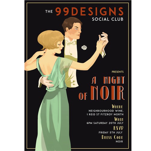Art Deco artwork with the title 'Art Deco Poster'
