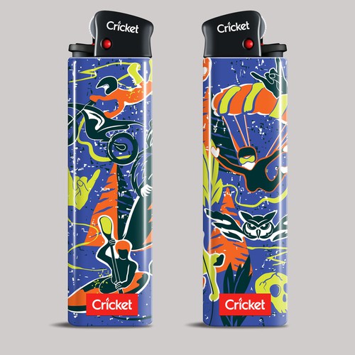 Retro artwork with the title 'Extreme sport inspired'