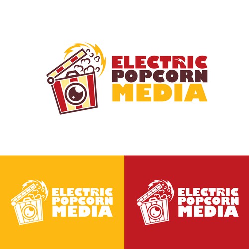 Videography logo with the title 'Electric Popcorn Media'