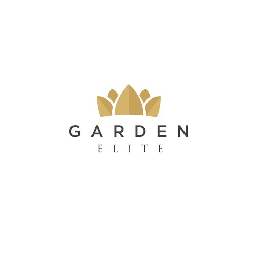 Royal logo with the title 'garden '