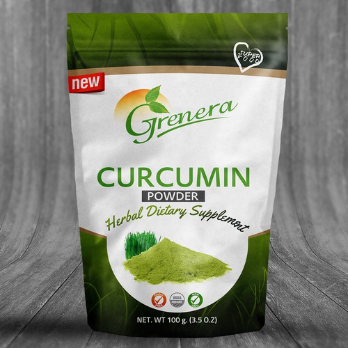 Herbal packaging with the title 'Grenera'