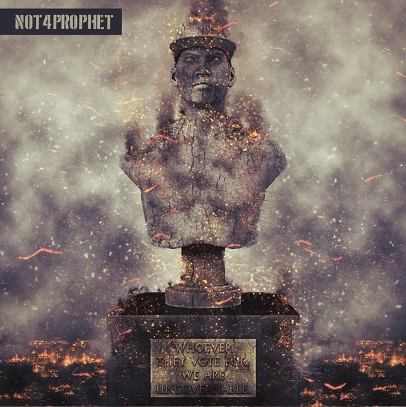 Vinyl artwork with the title 'Not4Prophet Album Cover'