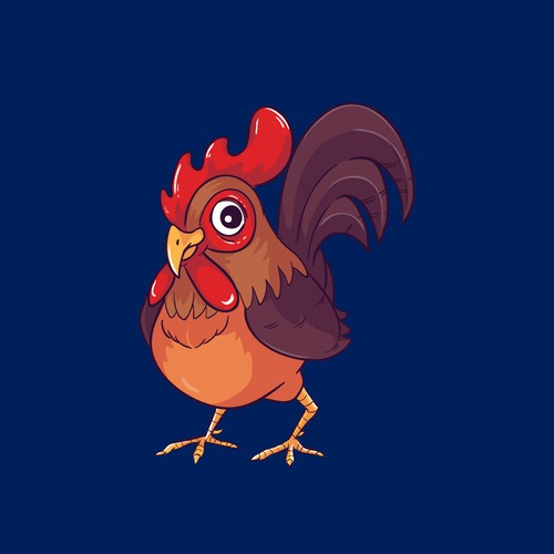 Zodiac design with the title 'Chinnese Zodiac Rooster Character'