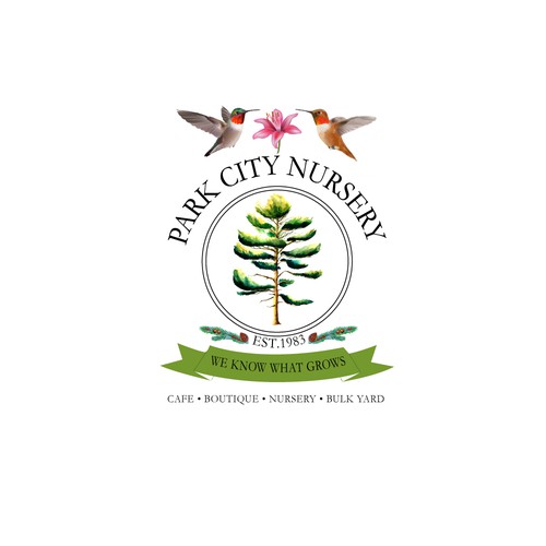 Nursery design with the title 'This design for a client in Park City Nursery.'