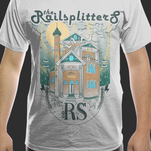 Rain design with the title 'Gloomy Day'