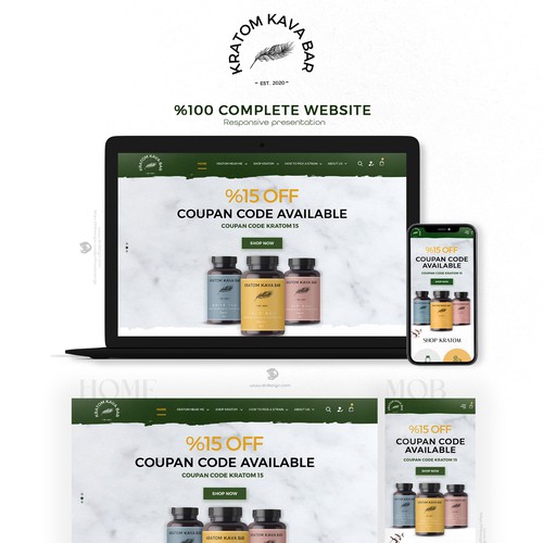 White background design with the title 'Redesign KS Wordpress website'