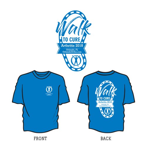 Medical t-shirt with the title 'Orlando Ortho T-Shirt design'