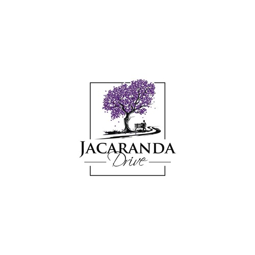 Pen tool logo with the title 'Jacaranda Drive'