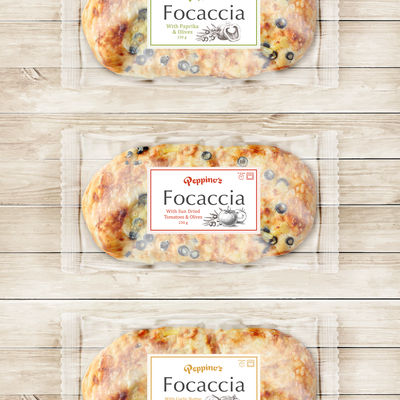 Label design for Foccia 