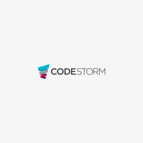 Storm logo with the title 'Logo for CODESTORM'