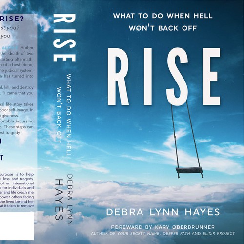 Nonfiction book cover with the title 'Book Cover for Religious Book about Adversity'