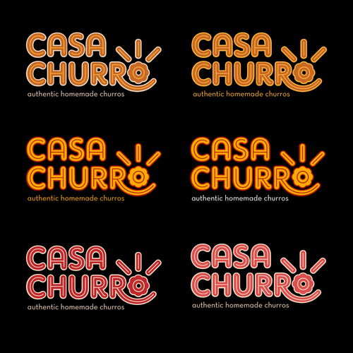 Homemade logo with the title 'Logo required for homemade churro business'