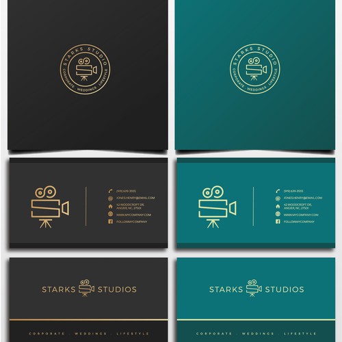 Letterhead brand with the title 'Starks Studios'