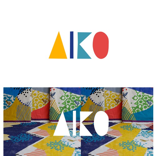 Accessories design with the title 'AIKO'