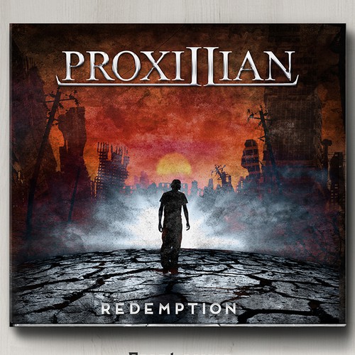 CD cover design with the title 'Proxillian - Redemption'