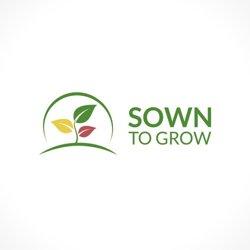 Growing logo with the title 'Sown to Grow'