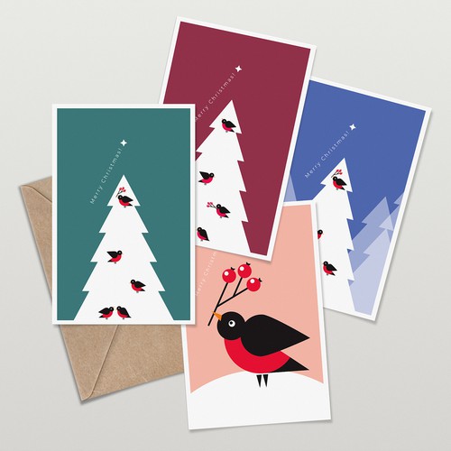 New Year's design with the title 'Additional edits to your Christmas card #205 - Small business ownersChristmas card designs'