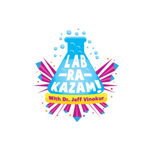 Tv show logo with the title 'Playful logo for a science tv show'