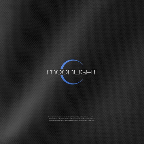 Textile logo with the title 'Moonlight'