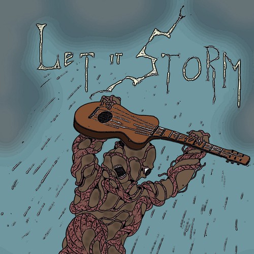 Storm design with the title 'Design my concert tour promotional T-shirt going out to thousands of people.'