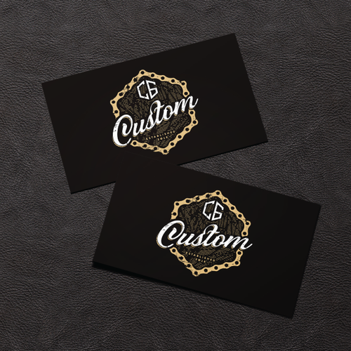 Carbon design with the title 'Vintage inspired logo for CUSTOM C6'