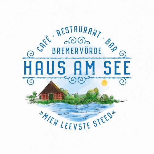 Restaurant brand with the title 'Logo for a restaurant'