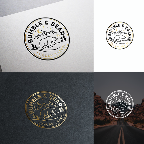 Balanced logo with the title 'Bumble & Bear Luxury Travel'