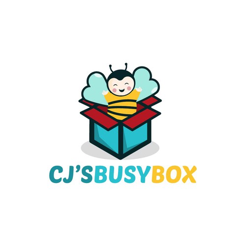 Box brand with the title 'Cj's Busy Box'