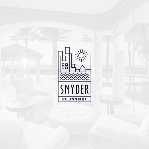 Group brand with the title 'Real Estate Group Logo'