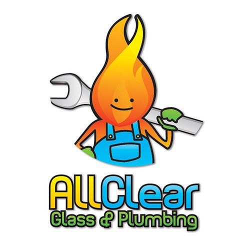 Toolbox logo with the title 'All Clear - Glass & Plumbing'